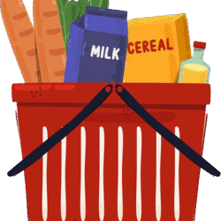 Compras de mercado y alimentos